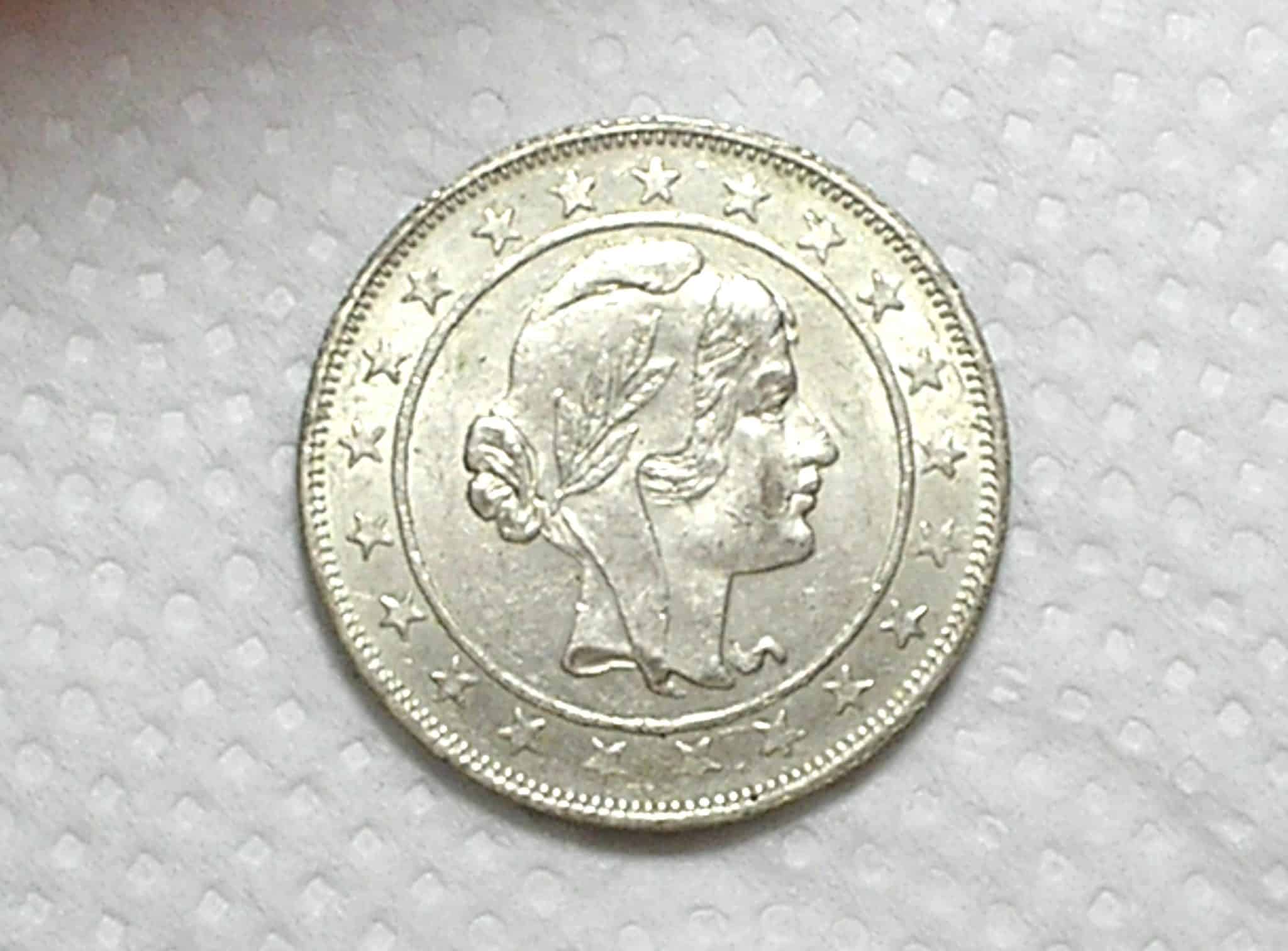 | Casa do Colecionador 2.000 Réis - 1934 / Mocinha / Flor de Cunho / Prata / m350.2