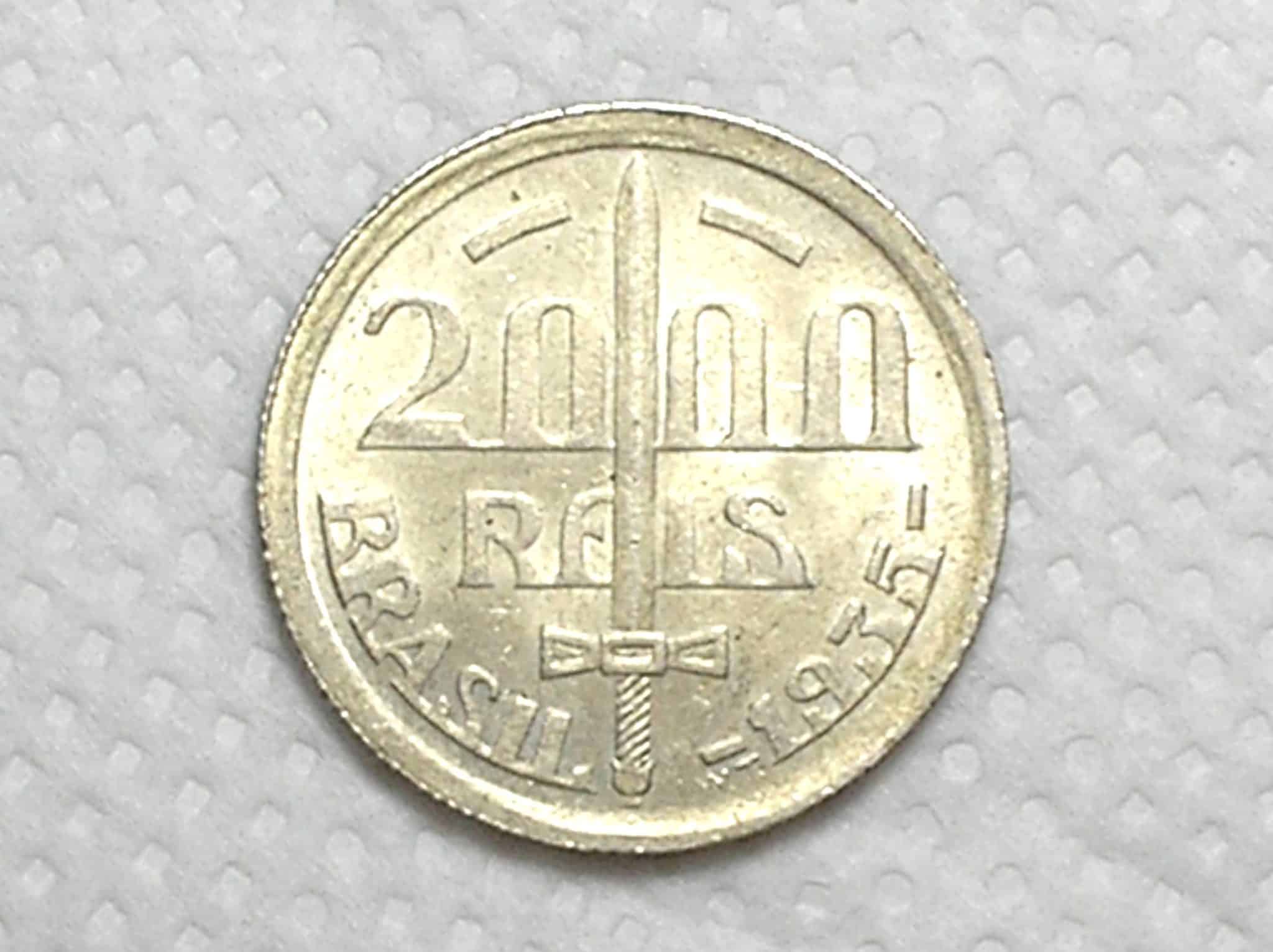 | Casa do Colecionador 2.000 Réis - 1935 / Flor de Cunho / Caxias / Prata / m350.2