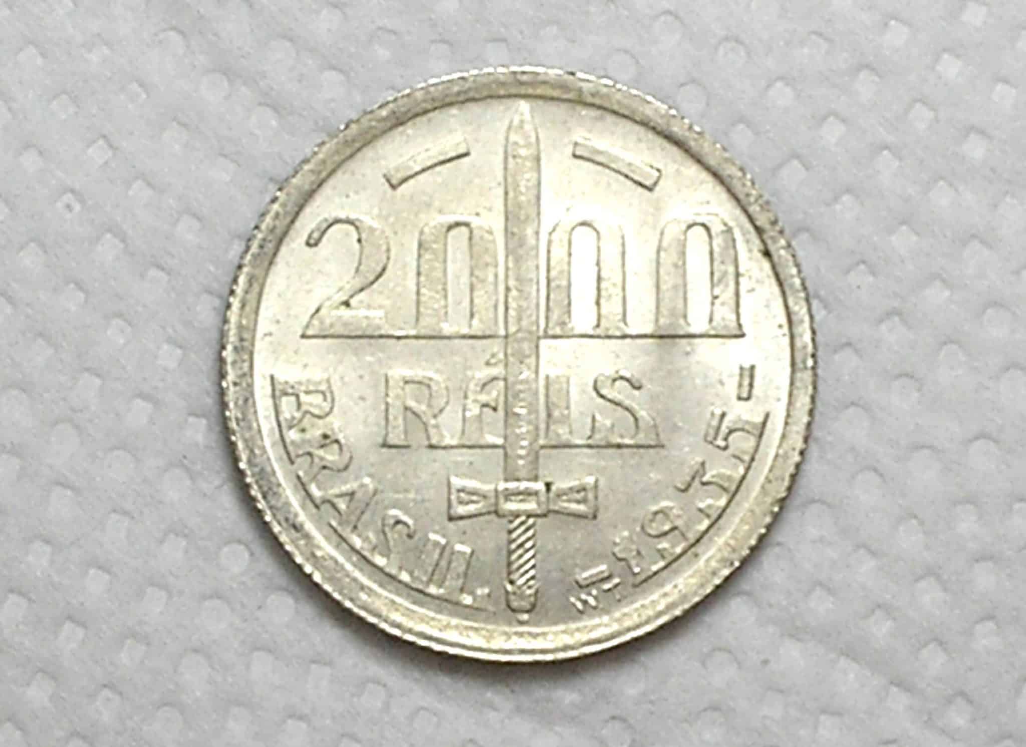 | Casa do Colecionador 2.000 Réis - 1935 / Flor de Cunho / Caxias / Prata / m350.5