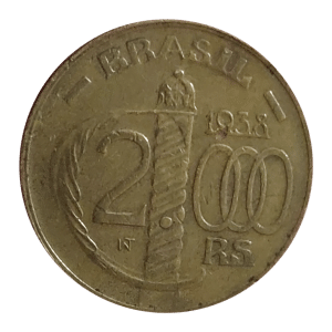 2000 Réis 1938 *Serrilhada escassa* Sku 0012