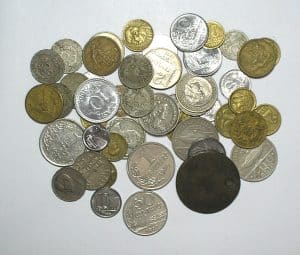 45 Moedas do Brasil diversas datas, valores e metais