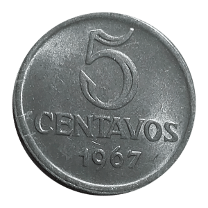 5 Centavos 1967 FC Sku 0052