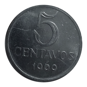 5 Centavos 1969 Sob. Sku 0058