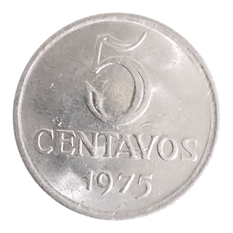 5 Centavos 1975 *escassa pç chave* Sku 0001