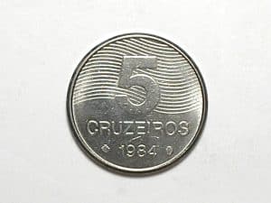 5 Cruzeiros - 1984 / Flor de Cunho / Café /