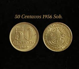 50 Centavos 1956 Sku 0077