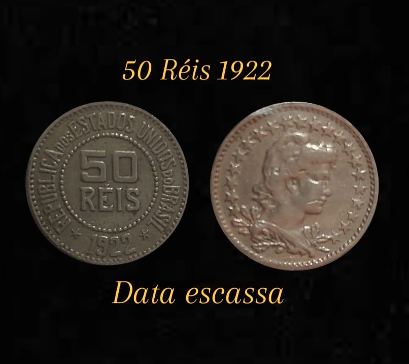 | Casa do Colecionador 50 Réis 1922 Sku 0065