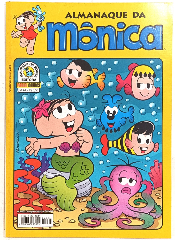 | Casa do Colecionador Almanaque da Mônica 1ª Série - n° 58,61 e 64. Panini – 2017.