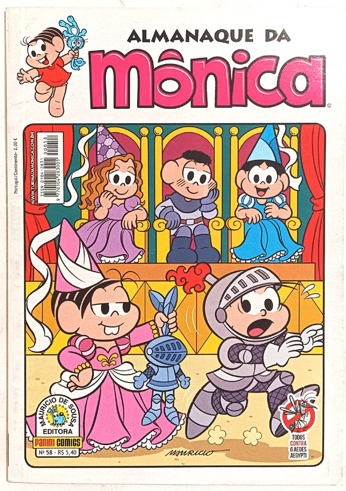 | Casa do Colecionador Almanaque da Mônica 1ª Série - n° 58,61 e 64. Panini – 2017.