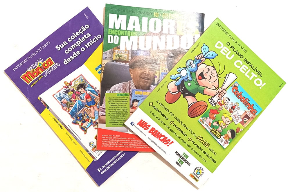 | Casa do Colecionador Almanaque da Mônica 1ª Série - n° 58,61 e 64. Panini – 2017.