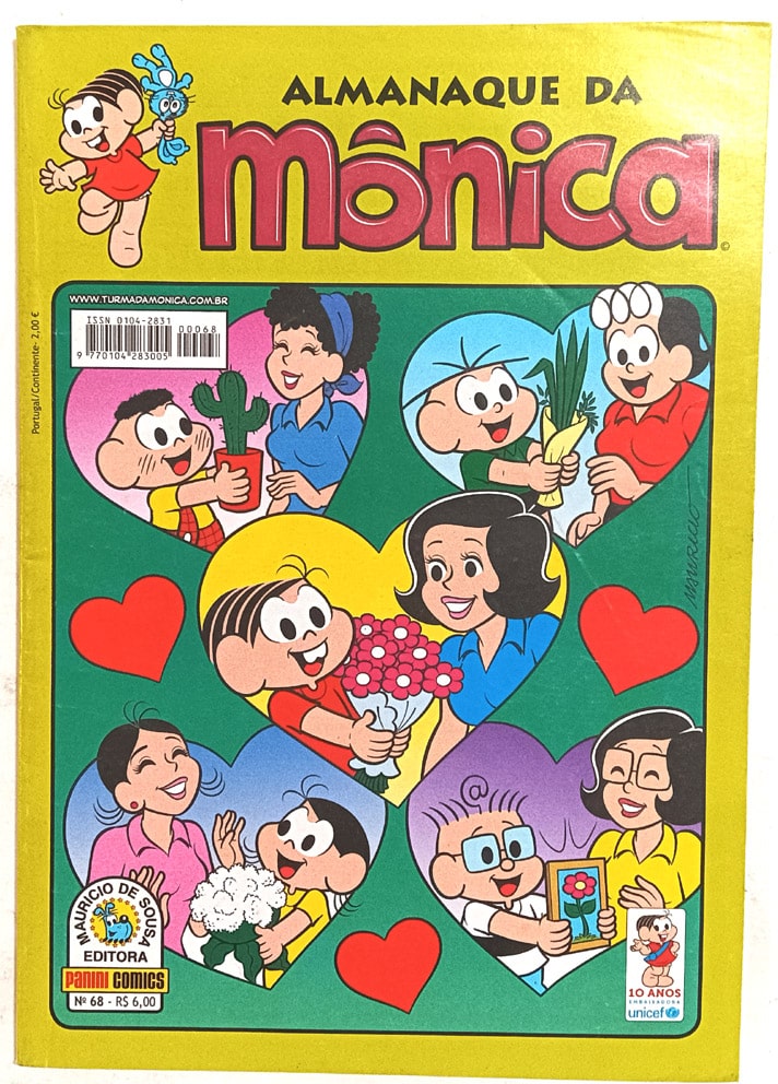 | Casa do Colecionador Almanaque da Mônica 1ª Série - n° 65,68 e 71. Panini – 2018.