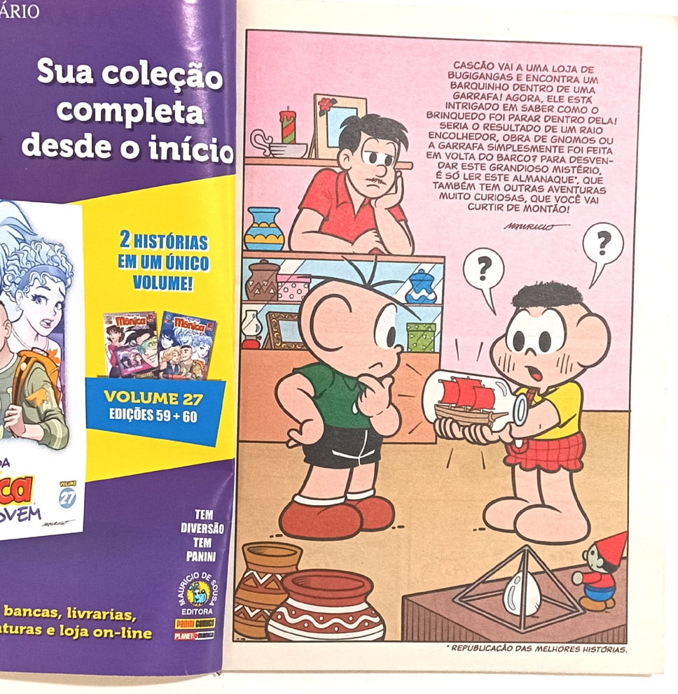 | Casa do Colecionador Almanaque do Cascão 1ª Série - n° 77/78 e 79. Panini – 2019/20