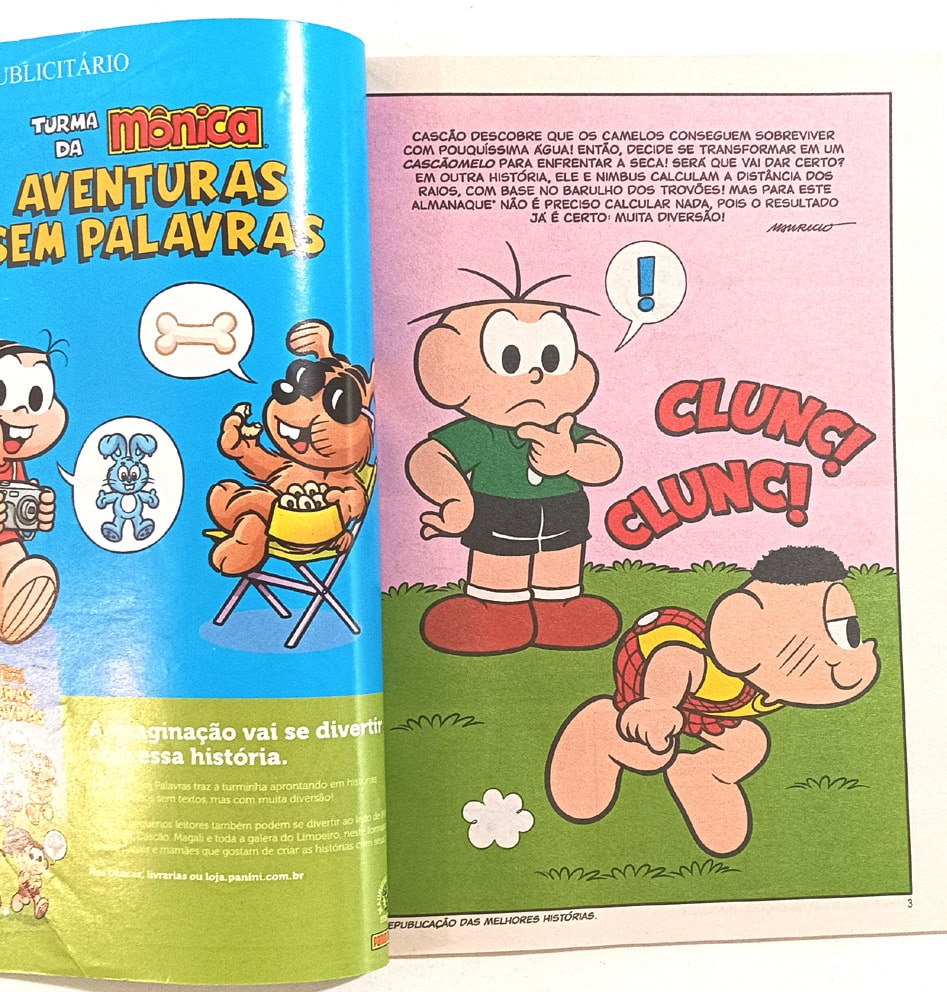 | Casa do Colecionador Almanaque do Cascão 1ª Série - n° 77/78 e 79. Panini – 2019/20