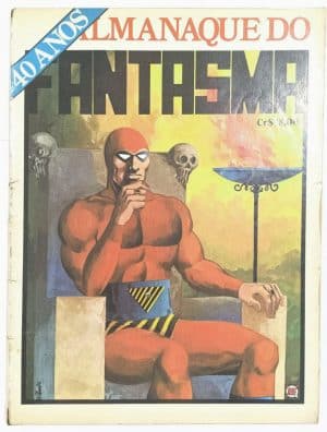 Almanaque do Fantasma 1ª série, 40 anos, RGE-1976. HQ/Gibi Antigo/Almanaque gigante.