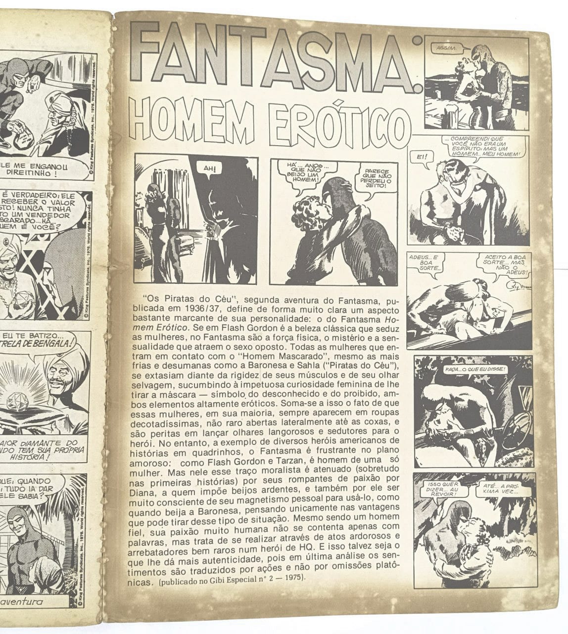 | Casa do Colecionador Almanaque do Fantasma 1ª série, 40 anos, RGE-1976. HQ/Gibi Antigo/Almanaque gigante.