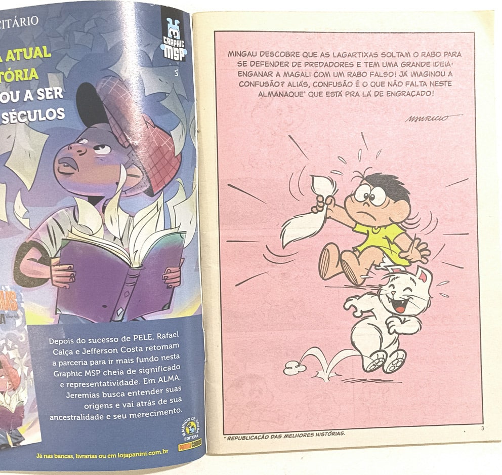 | Casa do Colecionador Almanaque Turma da Mônica, nº 1 e 2. Panini – 2021.