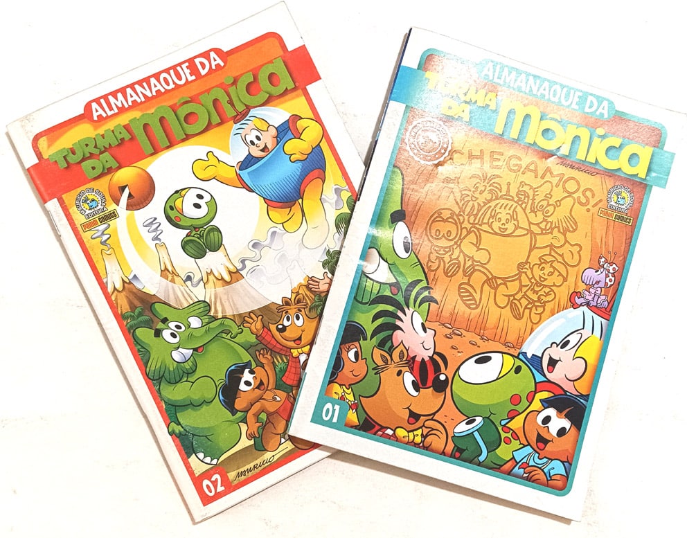| Casa do Colecionador Almanaque Turma da Mônica, nº 1 e 2. Panini – 2021.