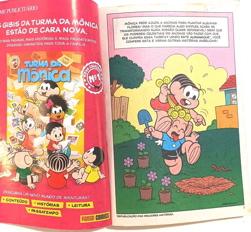 | Casa do Colecionador Anjinho – Aventura nas Nuvens, Almanaque Temático. Panini – 2021.