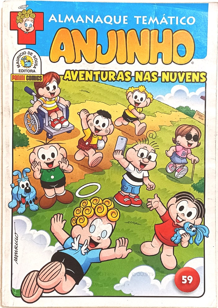 | Casa do Colecionador Anjinho – Aventura nas Nuvens, Almanaque Temático. Panini – 2021.