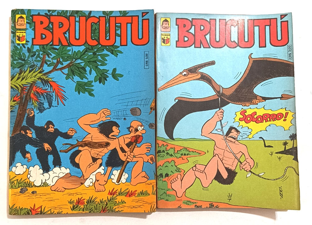 | Casa do Colecionador Brucutú n° 1 ao 14. Saber-1971/73. HQ/Gibi antigo.