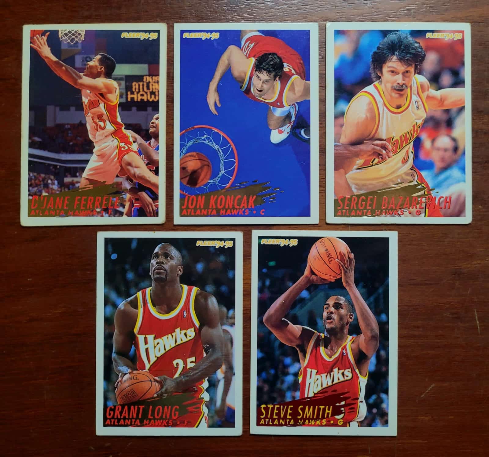 | Casa do Colecionador Card Basquete - Fleer Temporada 1994/1995 - Atlanta Hawks