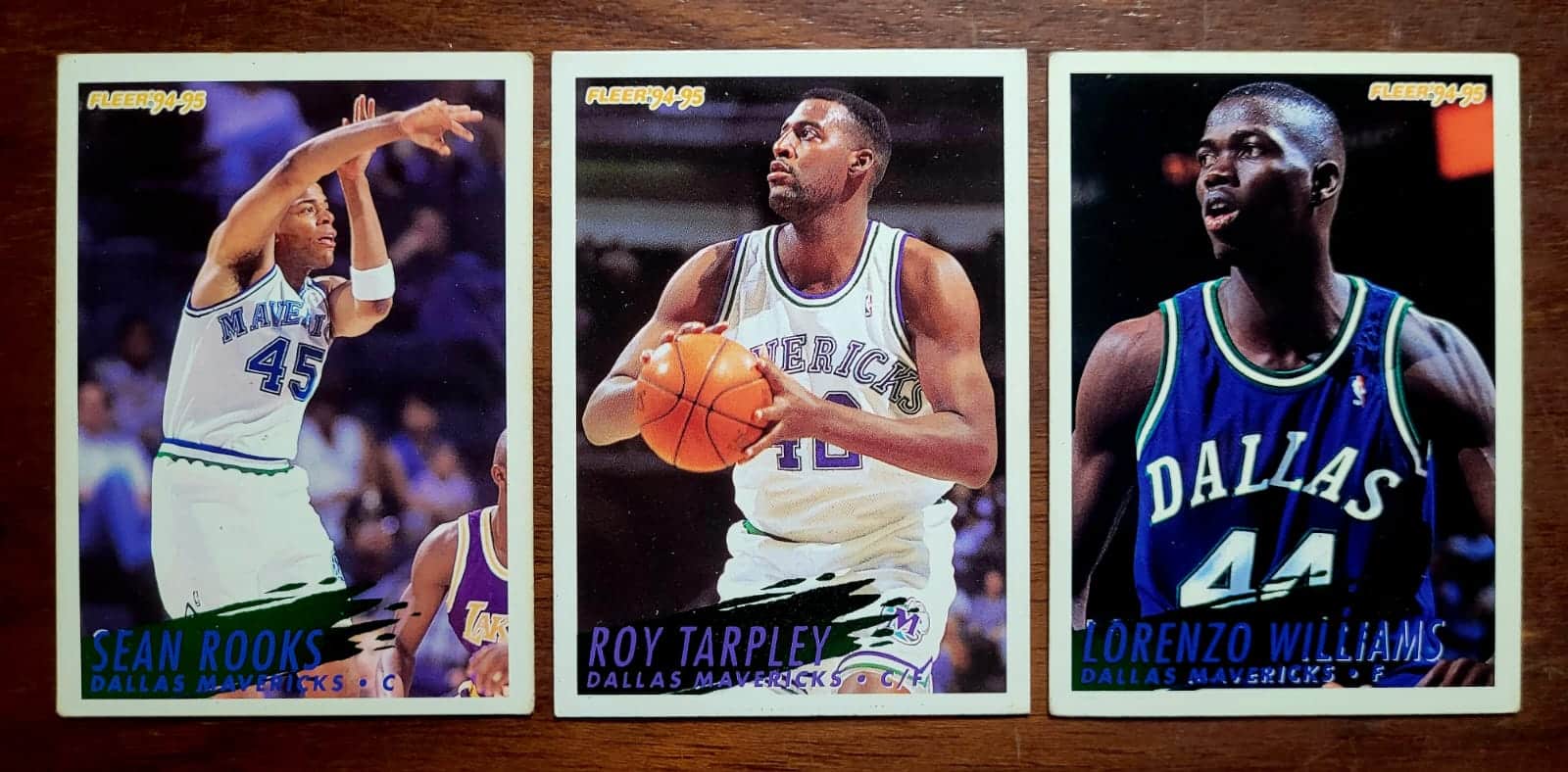 | Casa do Colecionador Card Basquete - Fleer Temporada 1994/1995 - Dallas Mavericks