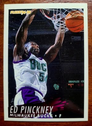 Card Basquete - Fleer Temporada 1994/1995 - Milwaukee Bucks - Ed Pinckney