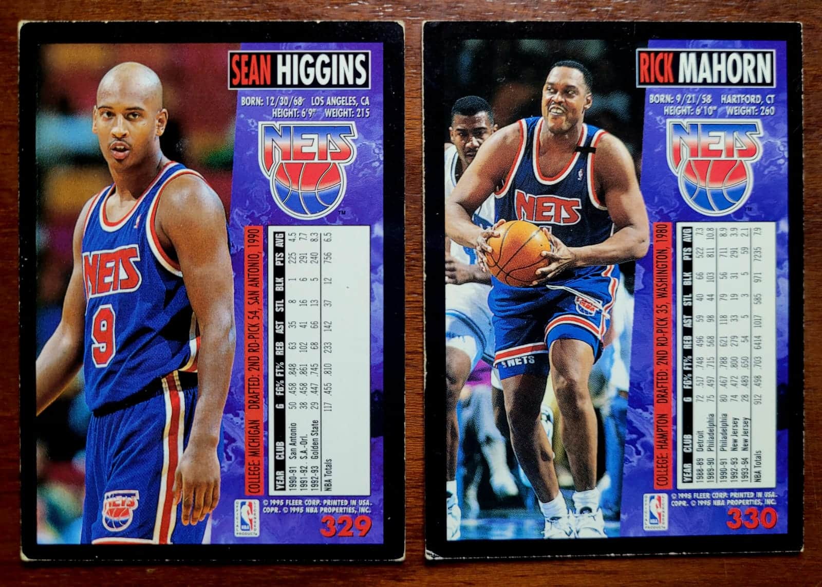 | Casa do Colecionador Card Basquete - Fleer Temporada 1994/1995 - New Jersey Nets