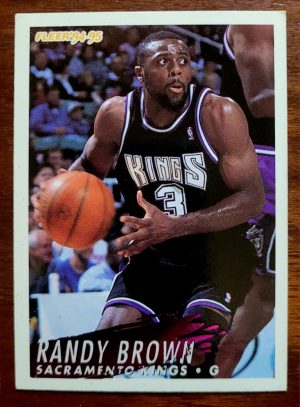 Card Basquete - Fleer Temporada 1994/1995 - Sacramento Kings - Randy Brown