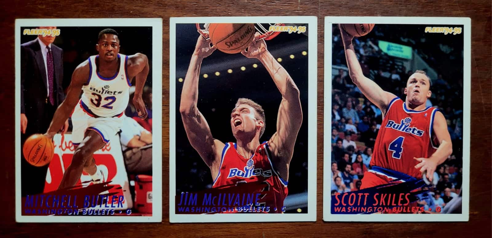 | Casa do Colecionador Card Basquete - Fleer Temporada 1994/1995 - Washington Bullets