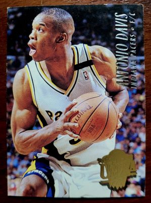 Card Basquete - Fleer Ultra | Temporada 1994/1995 - Indiana Pacers - Antonio Davis