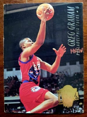 Card Basquete - Fleer Ultra | Temporada 1994/1995 - Philadelphia 76ers - Greg Graham