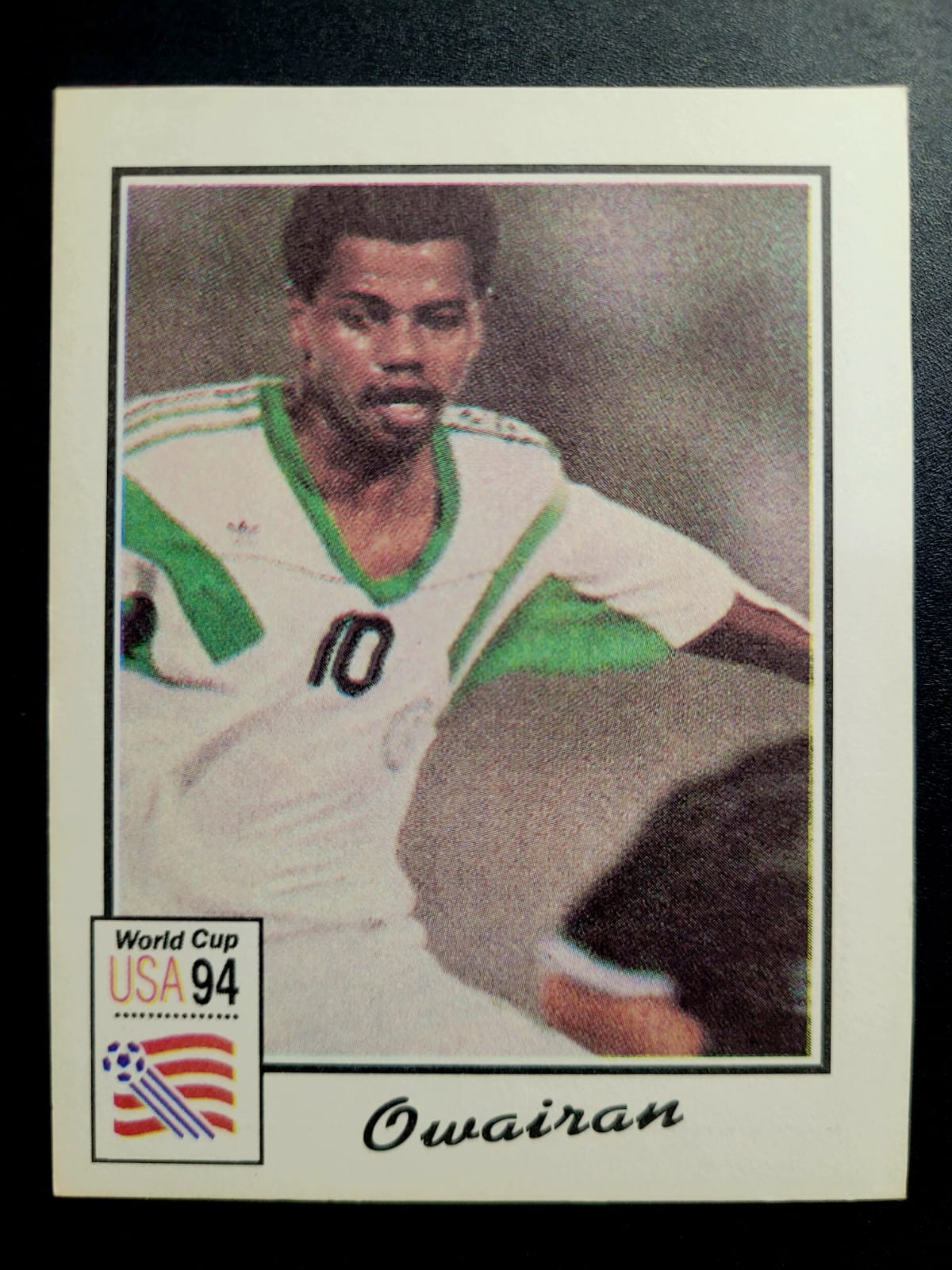 | Casa do Colecionador Card Copa do Mundo 1994 | Arábia Saudita | Owairan | Brinde da Revista Super Sport
