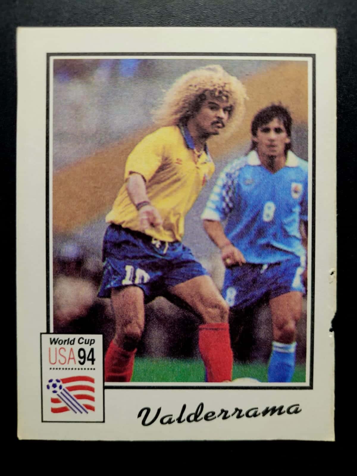 | Casa do Colecionador Card Copa do Mundo 1994 | Colômbia | Valderrama | Brinde da Revista Super Sport