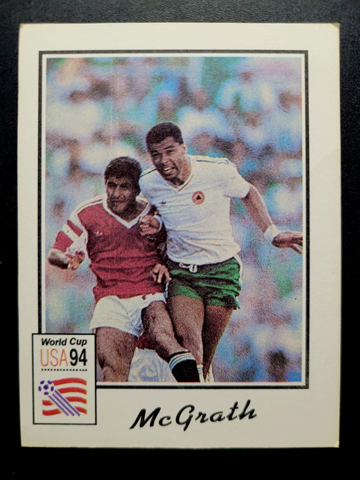 | Casa do Colecionador Card Copa do Mundo 1994 | Eire | Paul McGrath | Brinde da Revista Super Sport