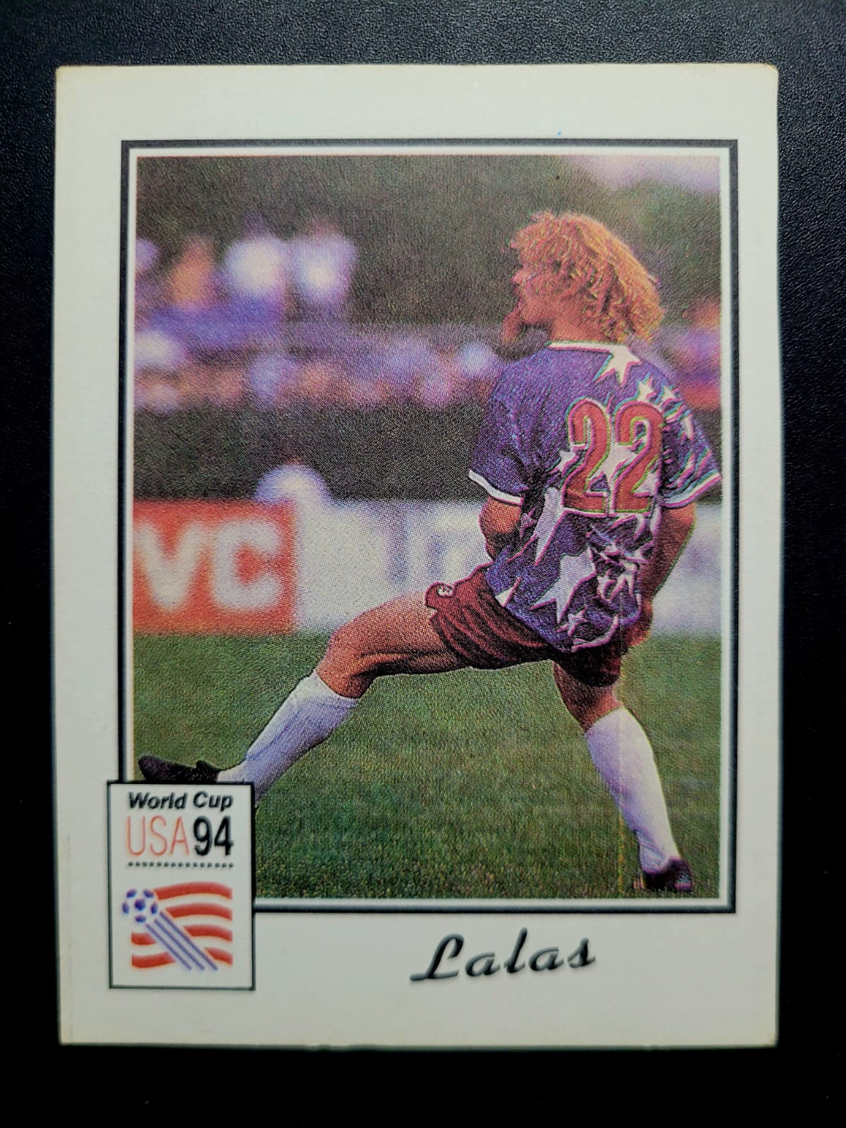 | Casa do Colecionador Card Copa do Mundo 1994 | EUA | Lalas | Brinde da Revista Super Sport