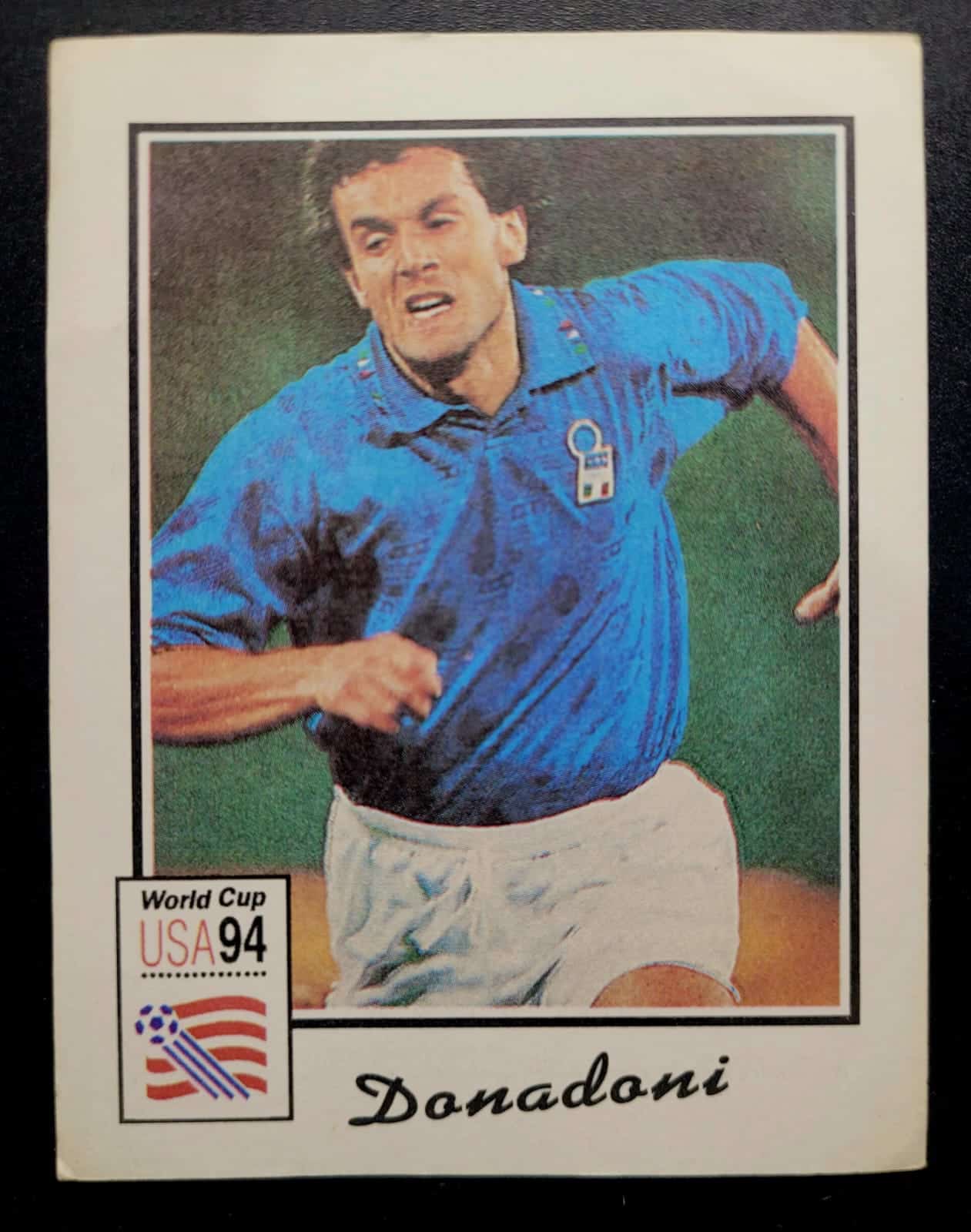 | Casa do Colecionador Card Copa do Mundo 1994 | Itália | Roberto Donadoni | Brinde da Revista Super Sport
