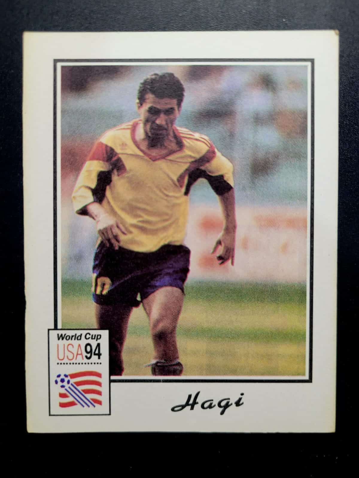 | Casa do Colecionador Card Copa do Mundo 1994 | Romênia | Gheorghe Hagi | Brinde da Revista Super Sport