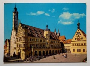 Cartão Postal Estrangeiro - Alemanha (Rothenburg ob der Tauber) Prefeitura