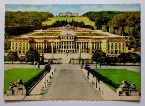 Cartão Postal Estrangeiro - Áustria (Viena) Castelo de Schönbrunn