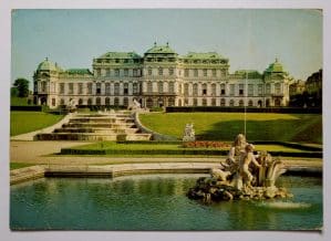 Cartão Postal Estrangeiro - Áustria (Viena) Palácio Belvedere
