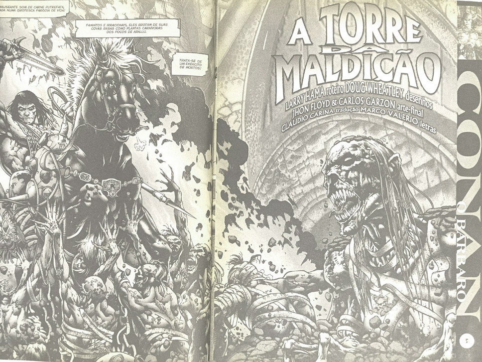 | Casa do Colecionador Conan, O Bárbaro n° 4. Mythos – 2002. HQ/Gibi