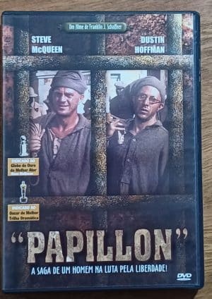 Dvd Papillon saga de um homem. Steve McQueen.