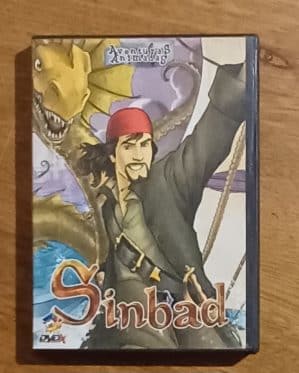 DvdX Aventuras animadas Simbad. Disco para cd dvd e PC. Veja foto.