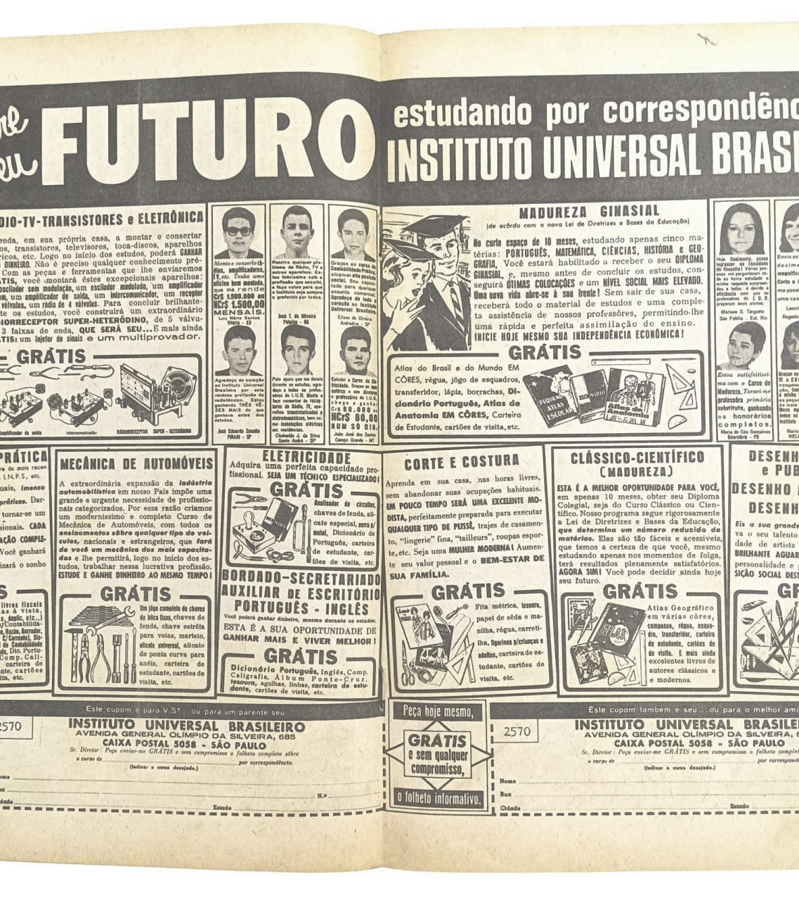 | Casa do Colecionador Fantasma nº 147, Rge-1968. HQ/Gibi antigo