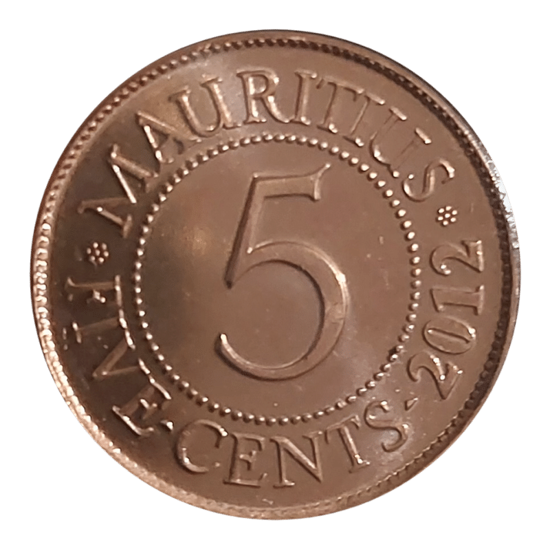 Five Cents 2012 FC Ilhas Maurício Sku 0003