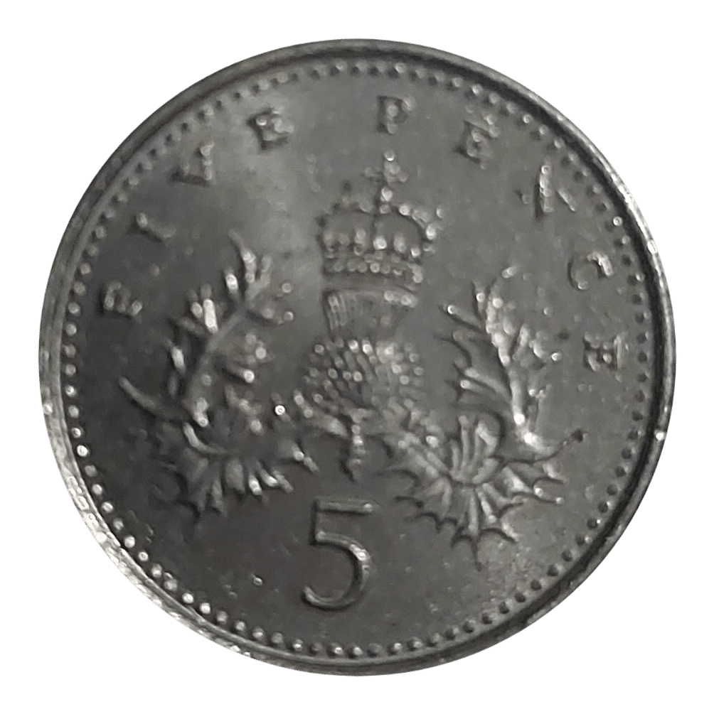 | Casa do Colecionador Five Pence 2006 Reino Unido Sku 0019