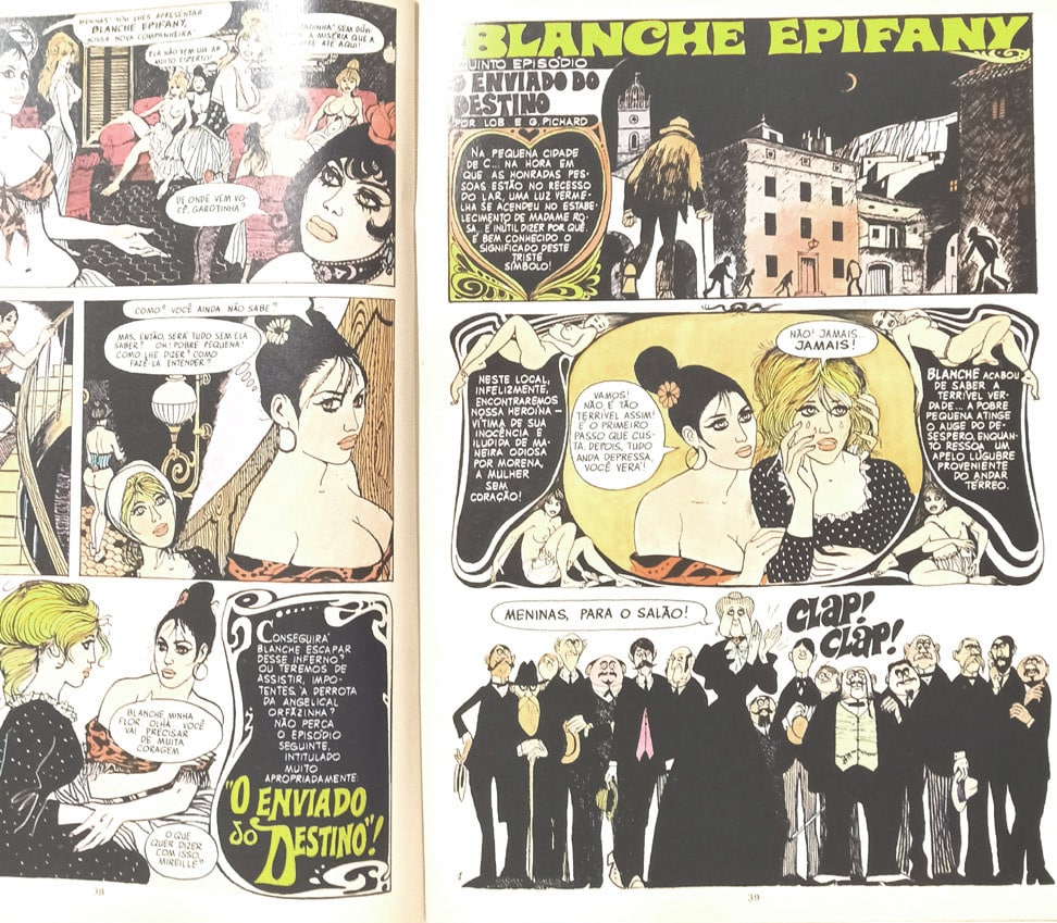 | Casa do Colecionador Graphic Novel n° 19, Blanche Epifany. Abril-1990. HQ/Gibi antigo.
