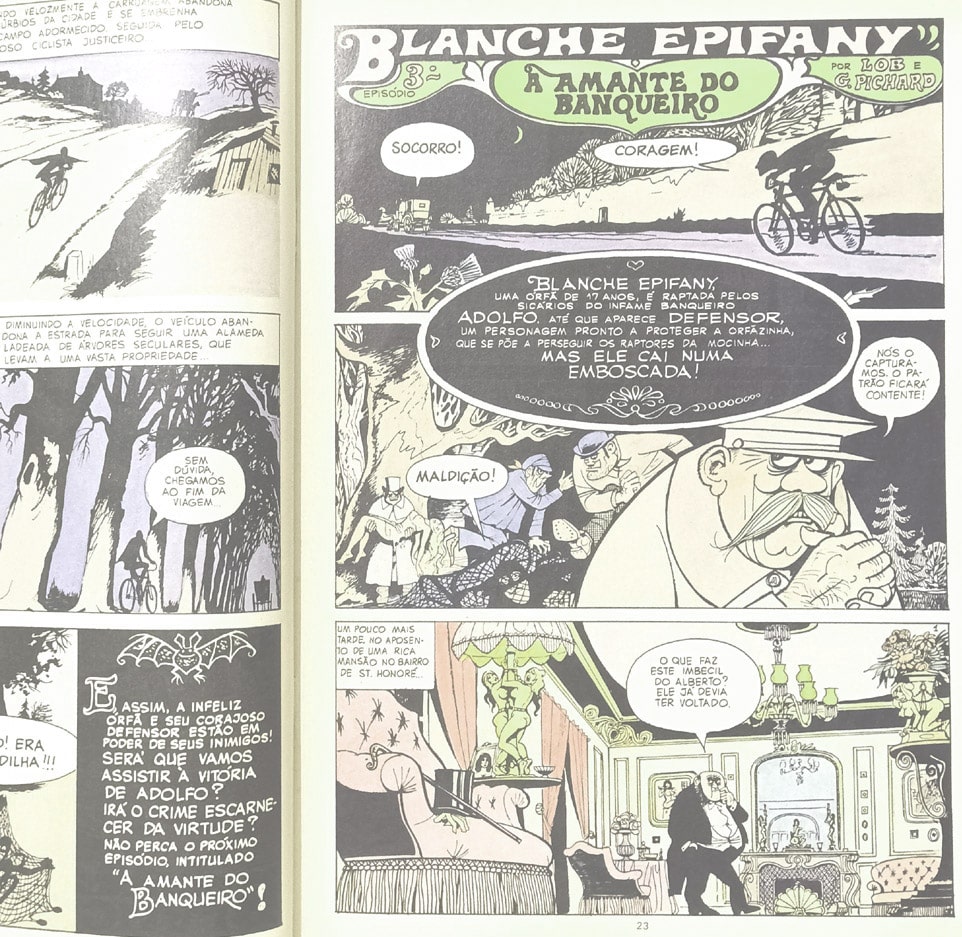 | Casa do Colecionador Graphic Novel n° 19, Blanche Epifany. Abril-1990. HQ/Gibi antigo.