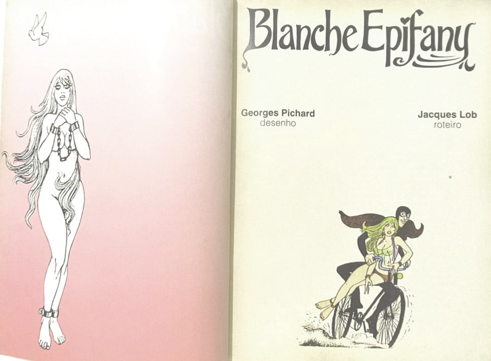 | Casa do Colecionador Graphic Novel n° 19, Blanche Epifany. Abril-1990. HQ/Gibi antigo.